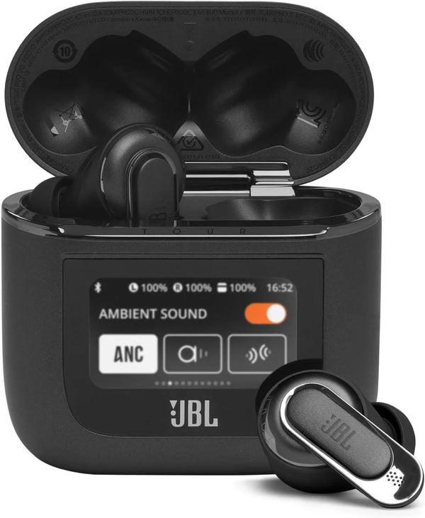 JBL Tour Pro 2 True Wireless Noise Cancelling Earbuds, Smart Case, - Black,..free delivery all uae
